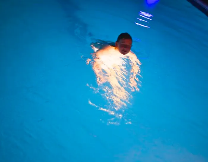 Night Swimming In The Pool