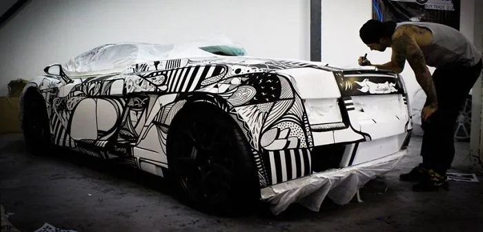 Lambo Vandalism