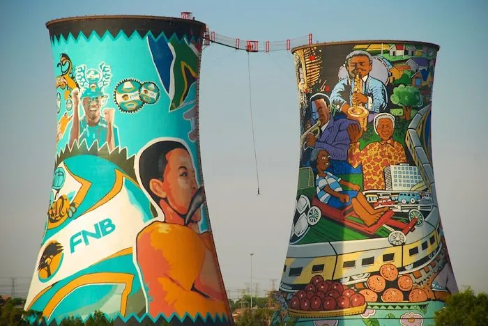Orlando Towers Bungee Bridge, Soweto, Johannesburg, South Africa