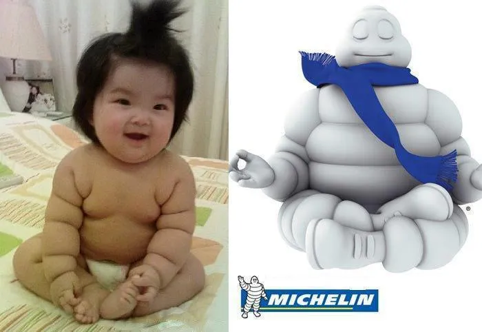 This Baby &amp; The Michelin Man