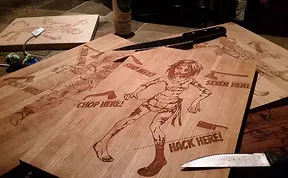 Zombie Cutting Boards - Chop, Hack And Sever Your Vegetables!