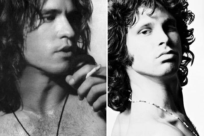 Val Kilmer as Jim Morrison in The Doors