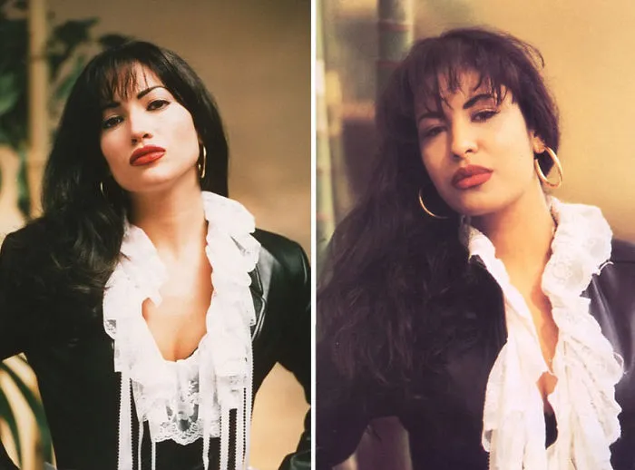 Jennifer Lopez as Selena Quintanilla in Selena