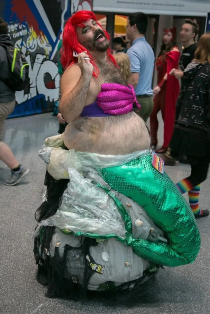 Beariel The Hairy Mermaid