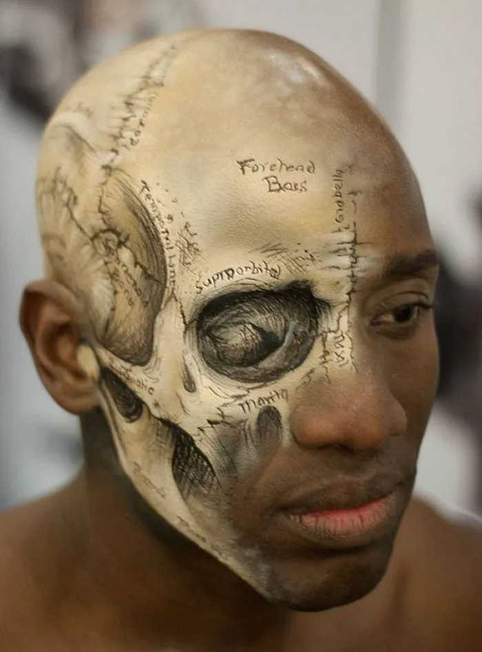 Exposed Skull