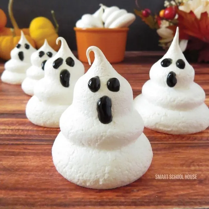 Ghost Meringues