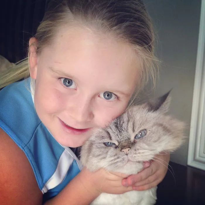 179 Heartwarming Photos Of Kids Playing With Their Cats