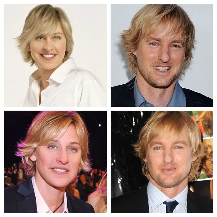 Ellen Degeneres Totally Looks Like Owen Wilson