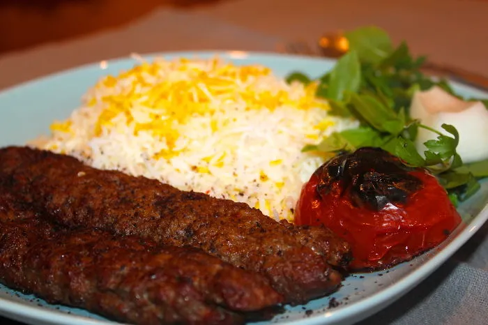 Persian. Chelo Kebab