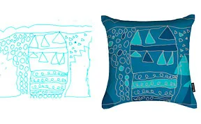 Designer Mum Turns Her 4-Year-Old Daughter’s Drawings Into Surface Patterns