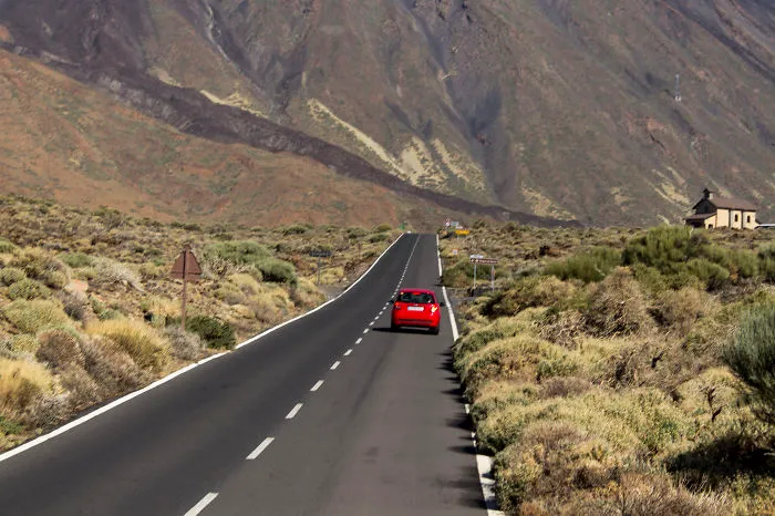 Road To Teide Volcano On Tenerife Island, Spain
