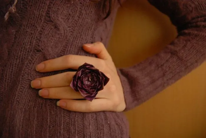 Origami Lotus Ring