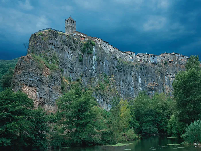 Castellfollit De La Roca, La Garrotxa,catalunya.