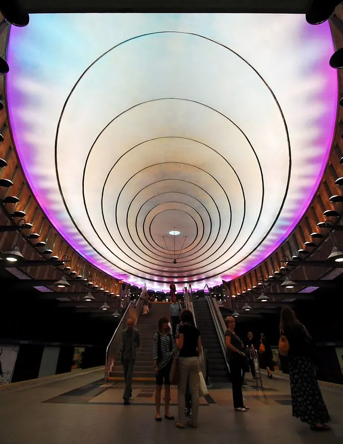Metro Station Plac Wilsona, Warsaw, Poland