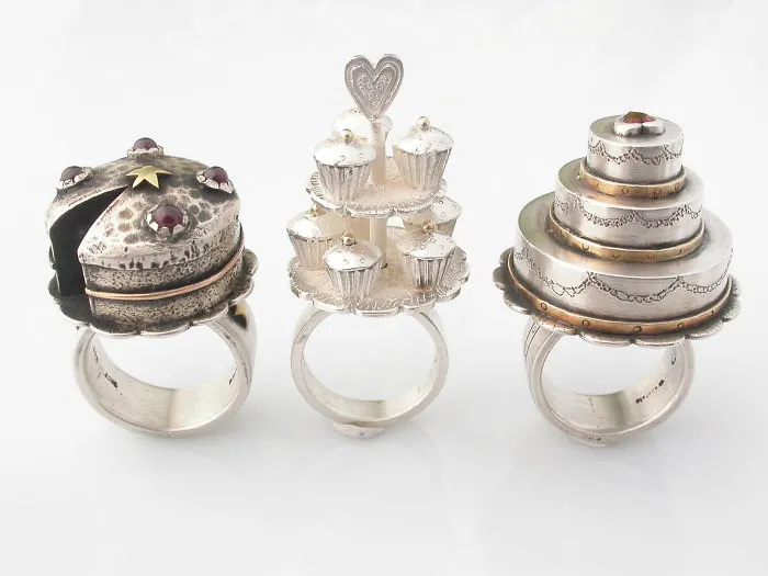 Welcome To Cake Town Rings By Adeline Joubert
