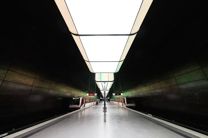 Hamburg, Hafencity Metro Station