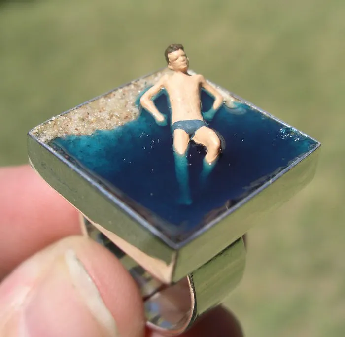 Man In A Pool Ring
