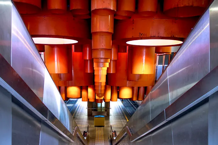 Metro Station Pannenhuis - Brussels