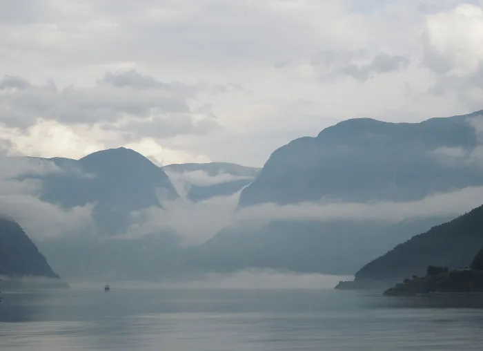 Aurlandsfjord View From Flam