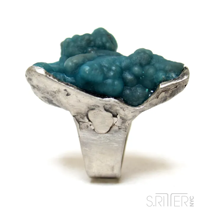 Bubbly Botryoidal Hemimorphite, Perfect For A Bacchanalian Snack. S.ritternyc Magic Rings