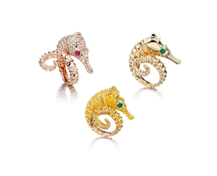 Tabbah Seahorse Ring