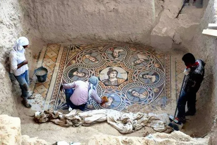 2,000-Year-Old Mosaics Uncovered In Turkey Before Being Lost To Flooding