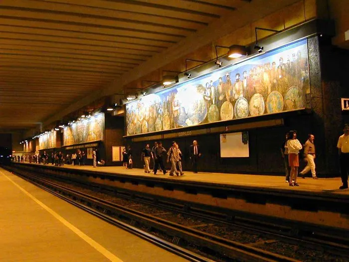 Metro Copilco Station (mexico City) . Mexico.