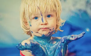 Take A Room Full Of Children And Add Some Paint. Watch What Happenes Next
