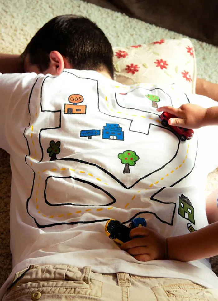 Race Track T-shirt For Dad