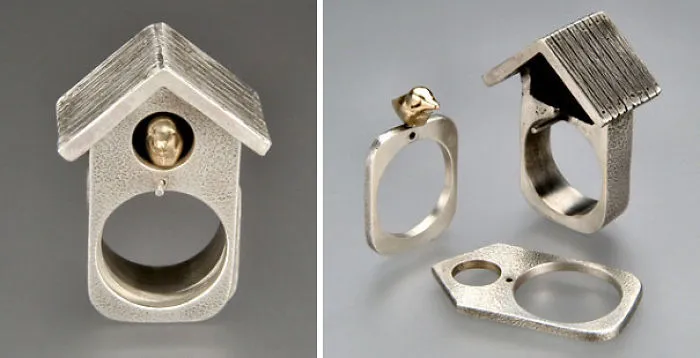 Birdhouse Ring