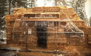 I Turned My '77 Dodge Van Into A Hobbit House In Canada's Cold Far North