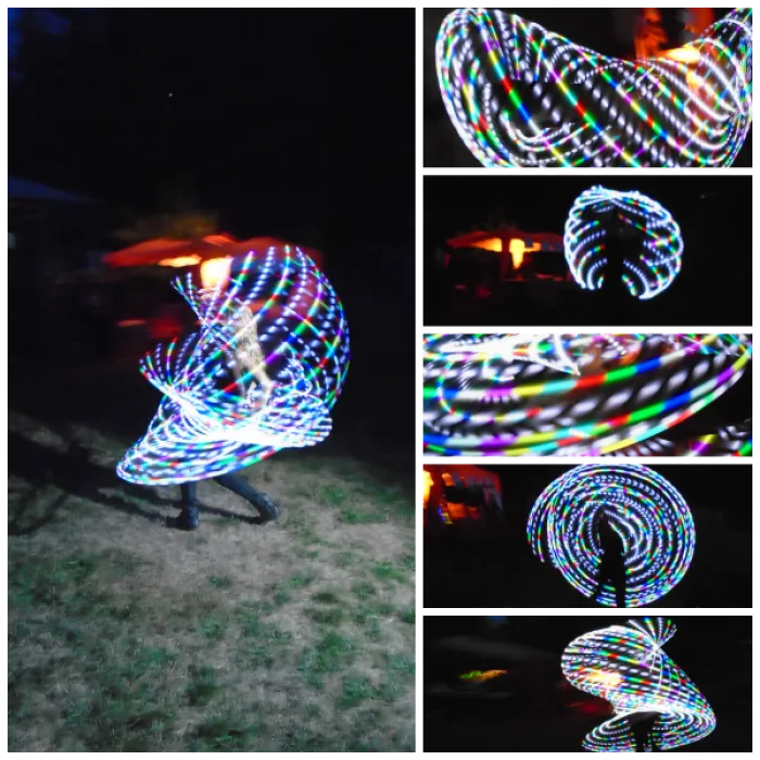 My L.e.d Hulahoop From Moodhoops.com