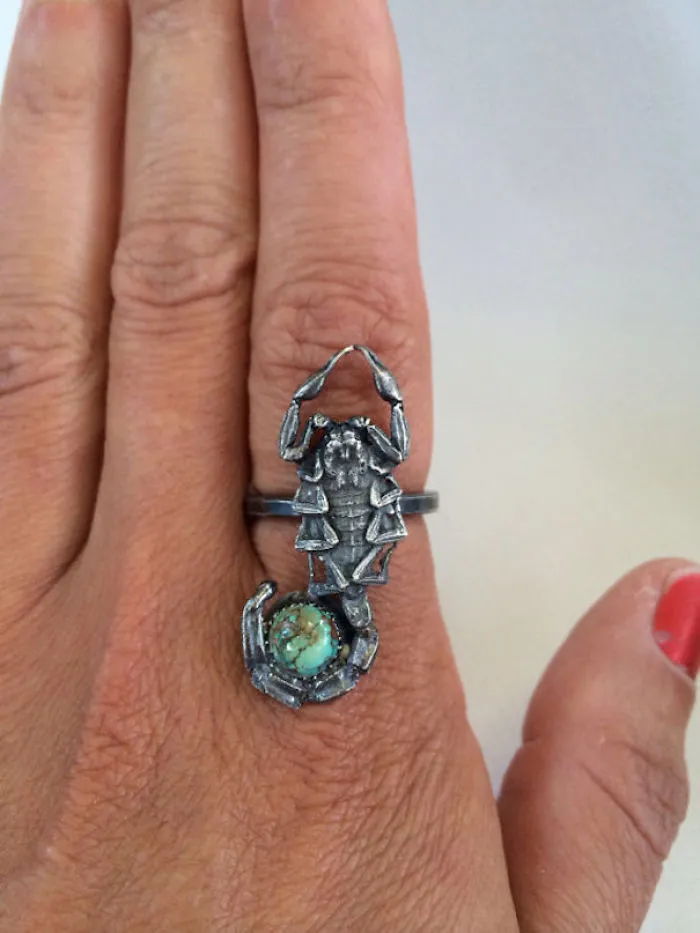 Handmade And Carefully Casted Scorpion Ring