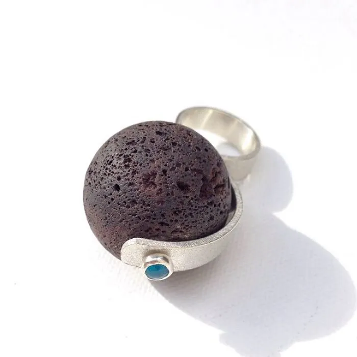 Globe Ring By Jowita Allen Jewelry