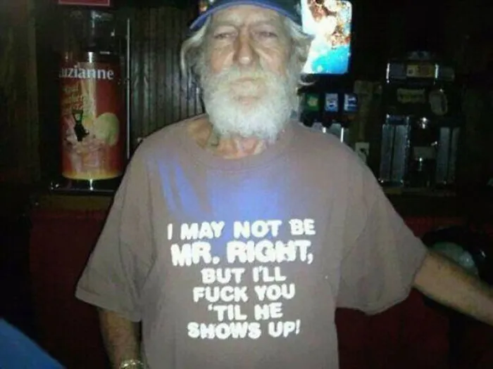 Elderly People Who Probably Don't Realize What They're Wearing