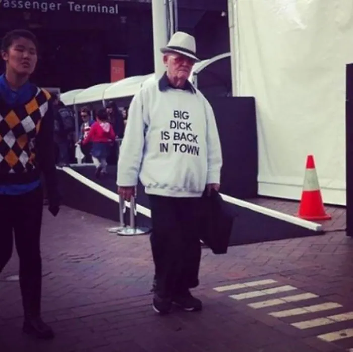 Elderly People Who Probably Don't Realize What They're Wearing
