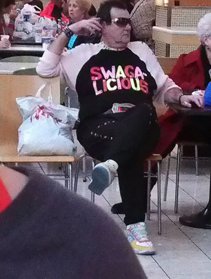 Elderly People Who Probably Don't Realize What They're Wearing