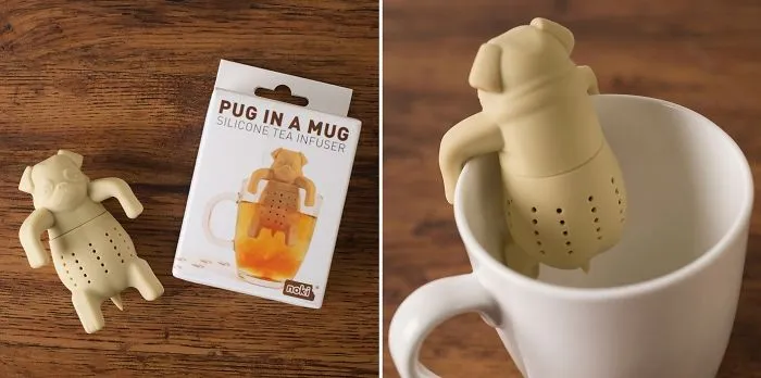 Pug In A Mug Silicone Tea Infuser