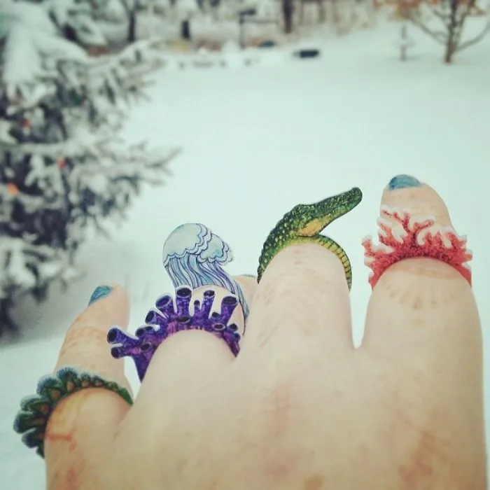 Shrink Plastic Rings By Seabright Studio