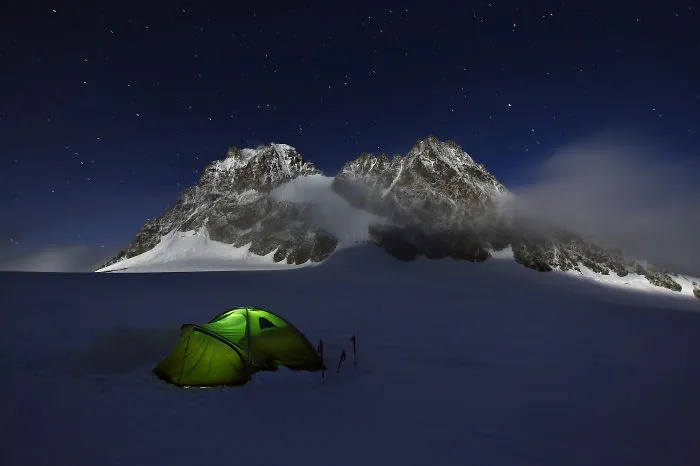 Bivouac At Bouquetins