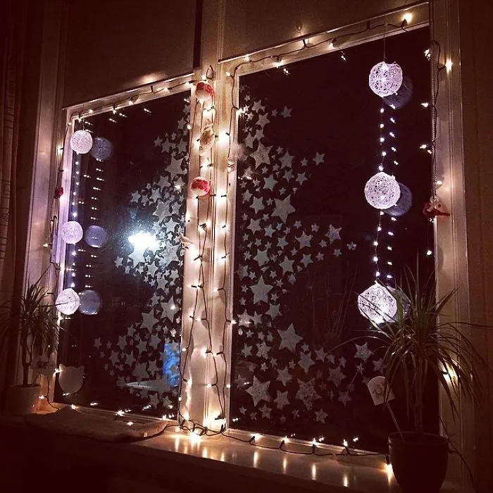 Toothpaste Christmas Tree On My Window :d