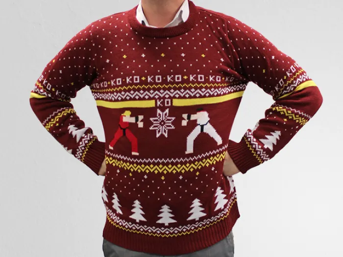 Street Fighter Ugly Christmas Sweater