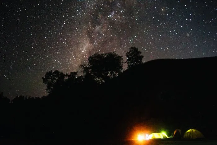 Camping Under The Milky Way (ranu Kumbolo, Indonesia)