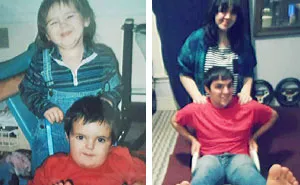 We Recreated Childhood Photos As Christmas Gift For Our Ailing Mother