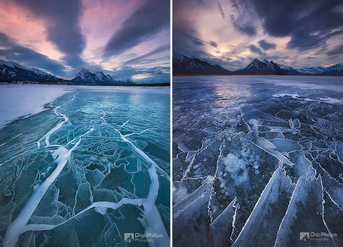 Abraham Lake In Alberta, Canada