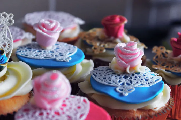I Made These Grandma-lace-cupcake With Sugar Paste
