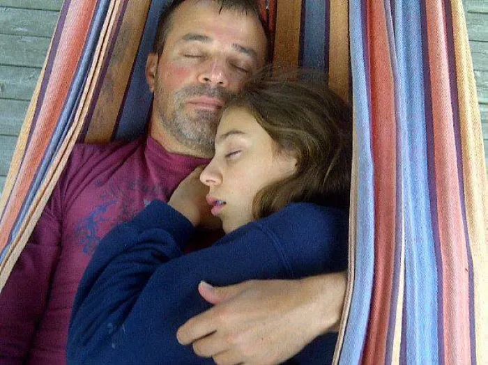 Nap Time In Daddy's Arms