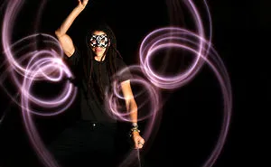 Luminescencia Project: Led Lights On Circus Performance