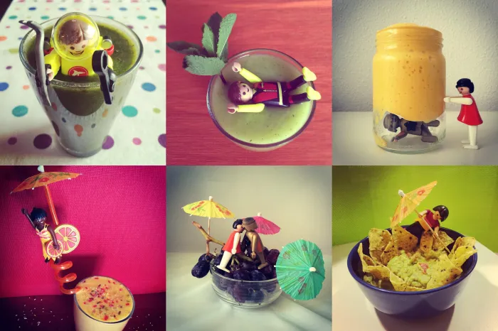 Playing Healthy Eating With Playmobil
