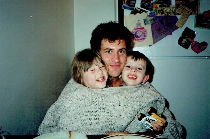 Dad's Sweater Is The Kids Sweater